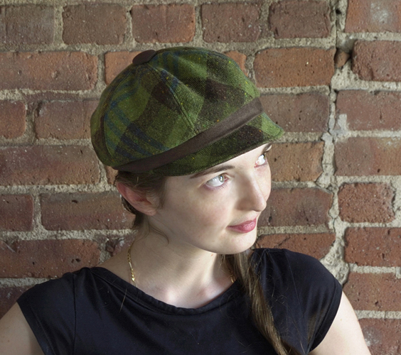 Rocks and Salt Newsboy Hat